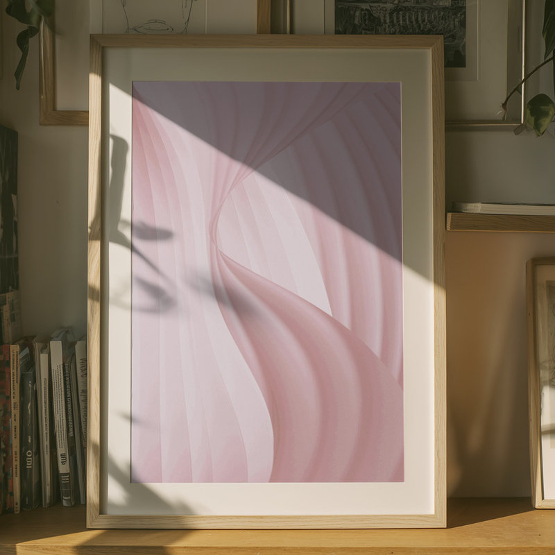 Wrapped Canvas Print, Pink, 91.44cm H x 60.96 cm W