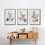 Autumn Leaves I, reproduction encadrée sur toile 3 pièces-91891272-91891266