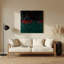 Neo Expressionism 95 Green Metal Wall Art