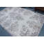 Grand tapis turc beige rétro parfait pour la décoration de salon de chambre à coucher avec un design tribal