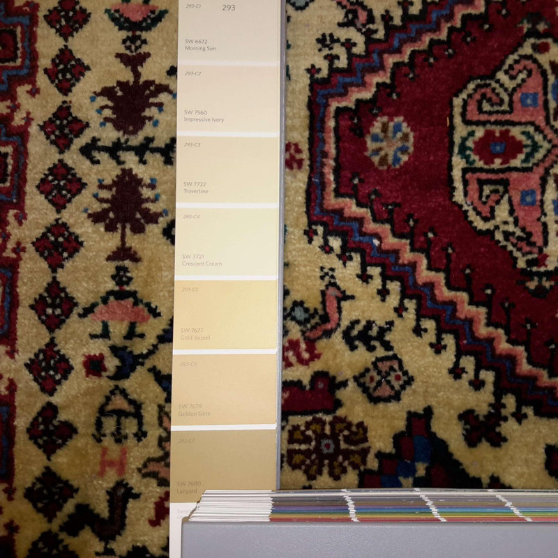 Paisleyann Oriental Area Rug in Beige