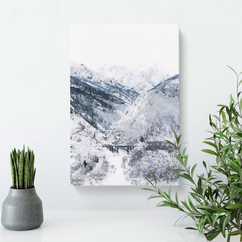 Wintertime At Denali National Park Alaska - Wrapped Canvas, 60cm H x 40cm W x 3cm D