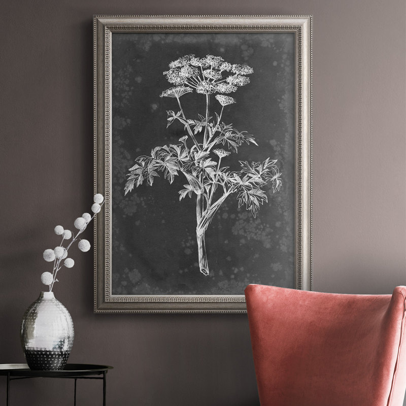 " Slate Floral II ", 20" H x 16" W x 2.5" D