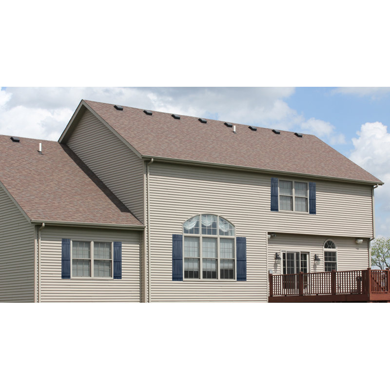 Indigo Blue Vinyl Board and Batten Exterior Shutters, 55" x 12"