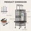 152cm Stainless Steel Floor Bird Cage-2123386689