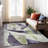 Machine Washable Indoor/Outdoor Xhevrie Purple Rug-485382284