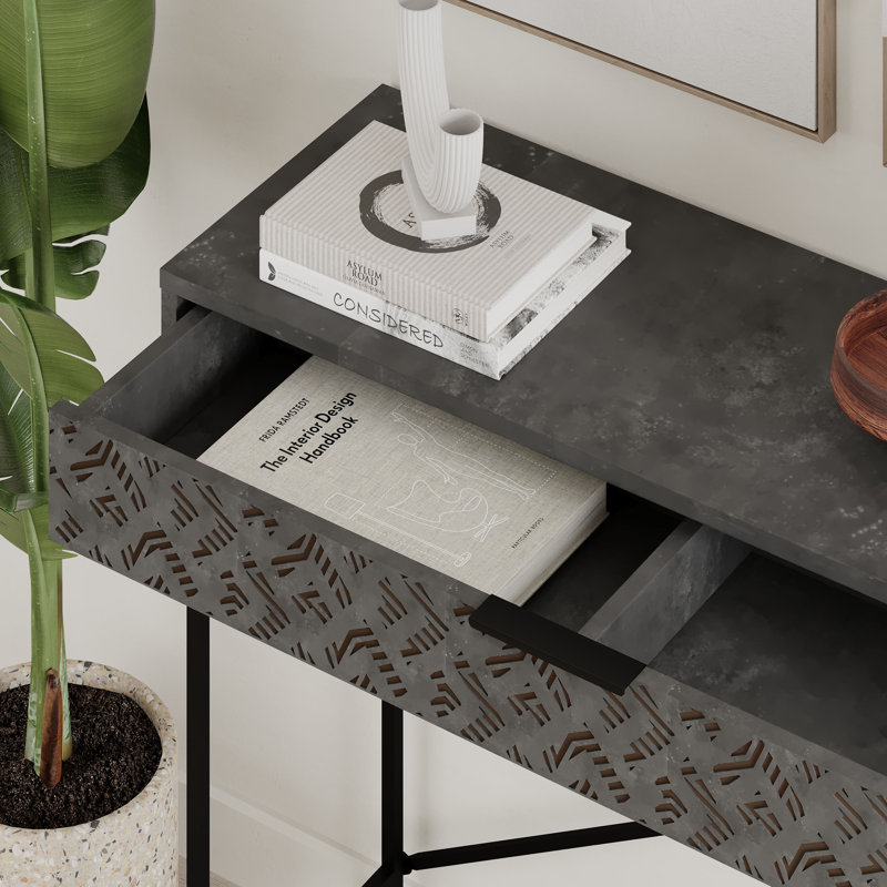 Adaleen 110cm Console Table, Grey