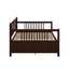 Full Size Daybed With Support Legs-1839107587