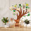 Décalcomanie d'art mural arbre bibliothèque, décalcomanie murale bibliothèque, décalcomanies pour éducation, chambre d'enfant, salle de lecture, chambre de bébé, école, cadeaux pour enfants, chambre de dortoir 106LU