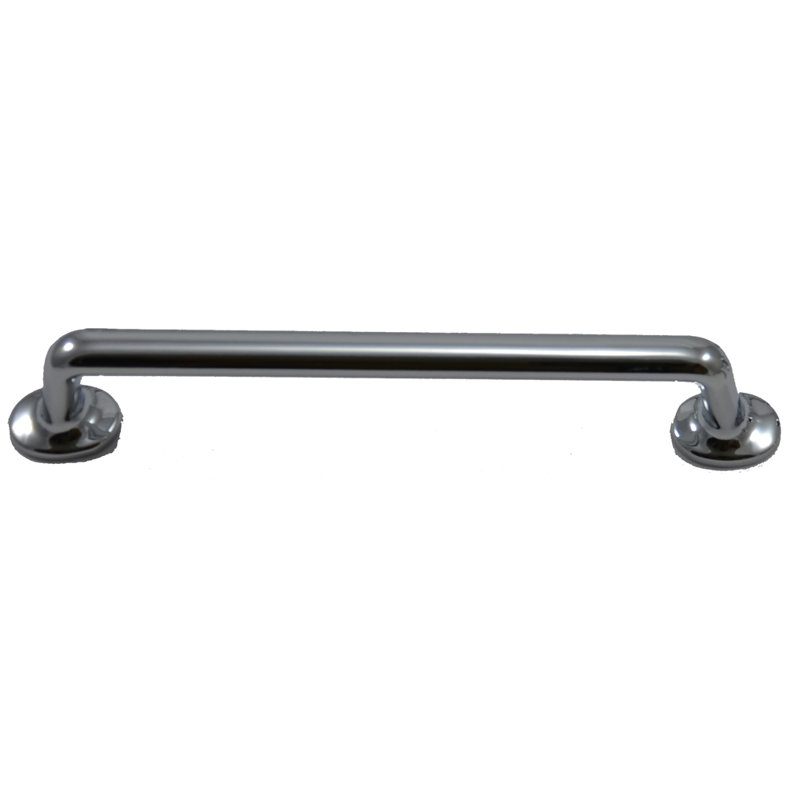 Poignée barre 6 1/2 po Center to Center, Chrome poli, 9"