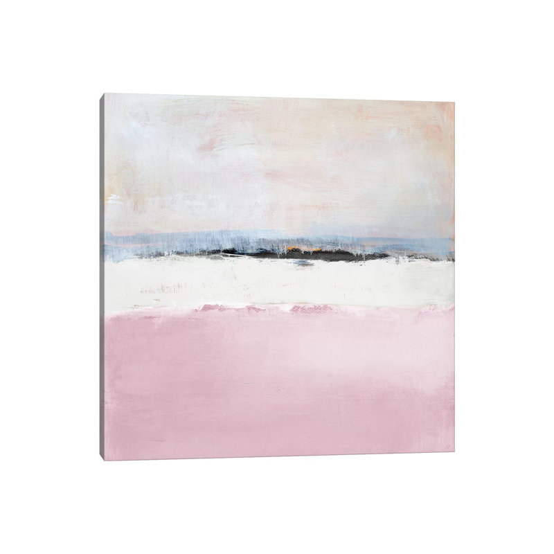 Pink Sea by Lanie Loreth - Painting on Canvas, 66.04cm H x 66.04cm W x 3.81cm D, Wrapped Canvas