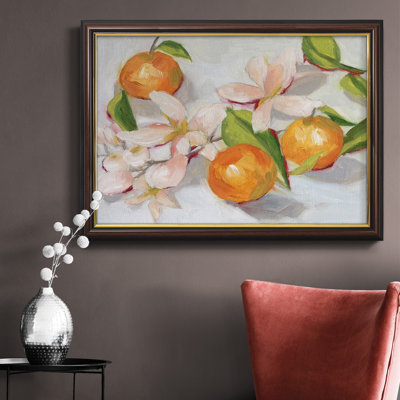 Toile de qualité supérieure Tangerine Blossoms II, prête à être accrochée