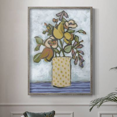 «Candy Color Bouquet II», reproduction encadrée - bois massif