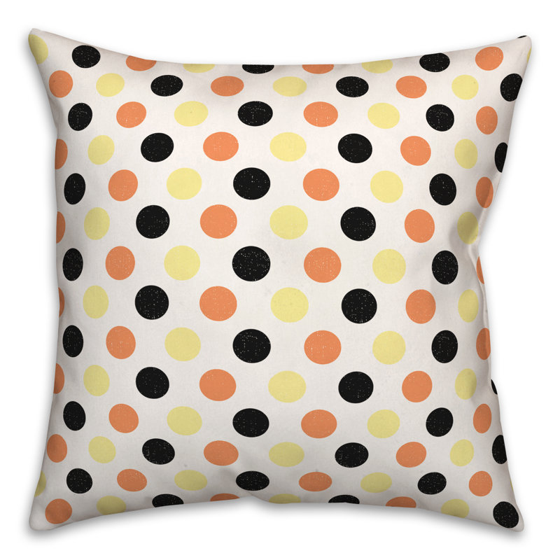 Polka Dots Throw Pillow