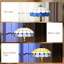 HOMCOM Tiffany-Style Floor Lamp Glass Shade 152cm Tall Bronze Tone/Blue-535179979