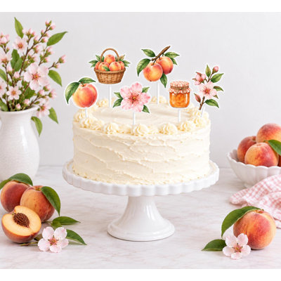 Décorations de gâteau Little Peach Orchard