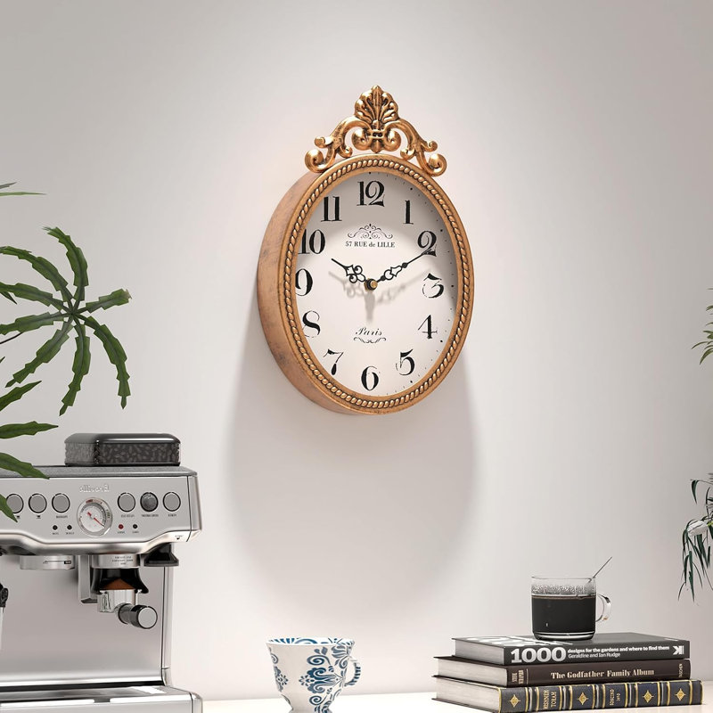 Petite petite horloge murale décorative rétro style antique rétro