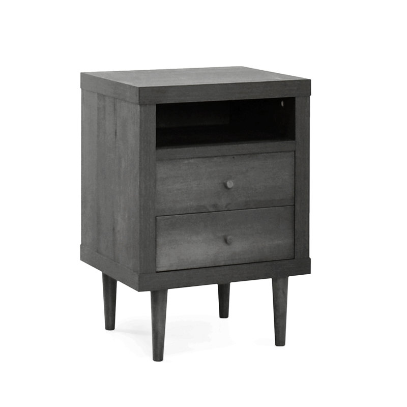 Devarsh 18.5'' W MDF Nightstand, Gray