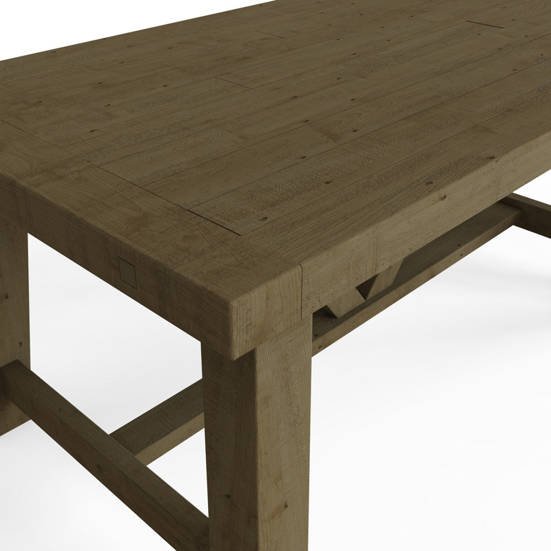 Almerton 1.6m Dining Table. Solid Reclaimed Pine. Seats Up To 4. Extension Leaf Sold Separately