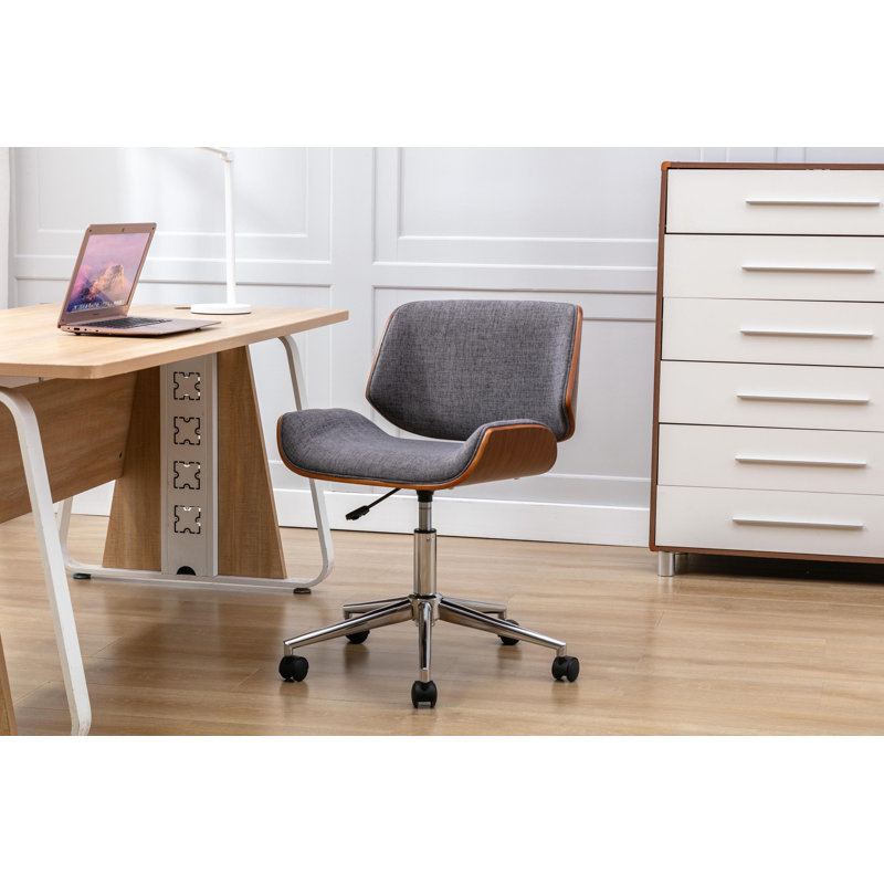 Chaise de bureau Vian, Gris