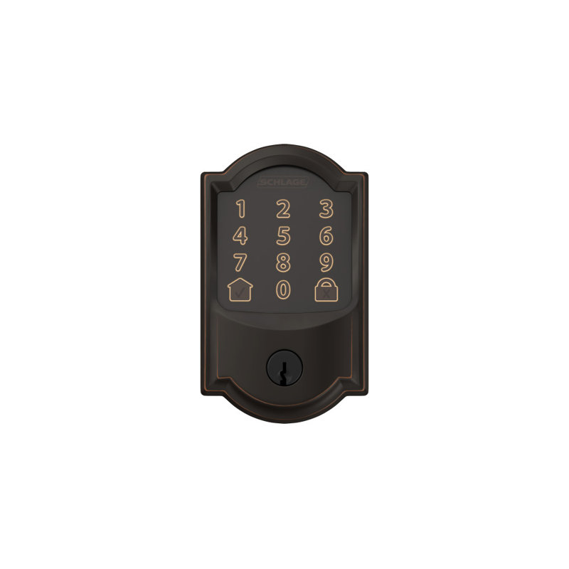 Encode Smart WiFi Deadbolt with Camelot Trim, Aged Bronze, Yes