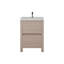 Meuble-lavabo simple 23,5 po avec plateau Laverock-832213096