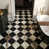 Damier Nero Marquina et symphonie rouge