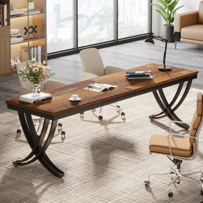 Aromola 79'' W Rectangle Computer Desk