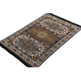 Rug & Kilim’S Tribal Rug In Beige-Brown And Blue Geometric Pattern