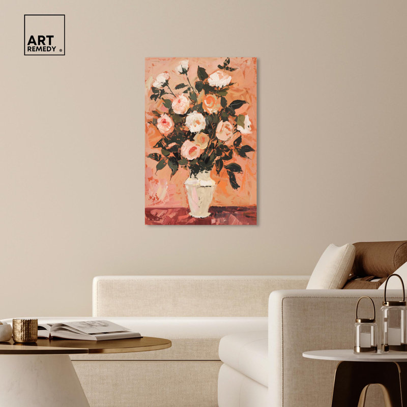 Arizona Flowers Boho Colorful Canvas Wall Art, 10" x 15"