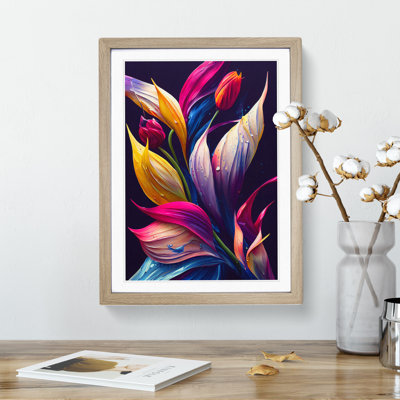 Vibrant Flowers No.6 - Framed Print