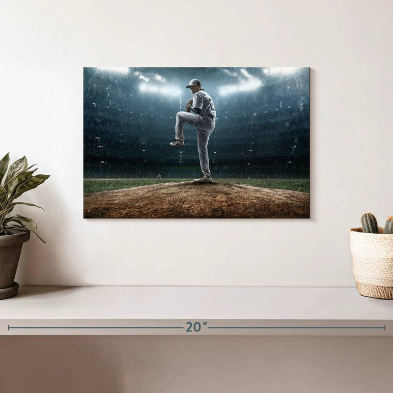 Sireci Baseball Pitching, 8" H x 12" W