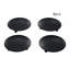 4 Pcs Black Iron Plate Candle Holders