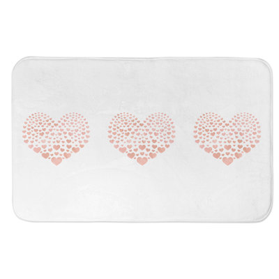 Ferrier Microfiber Foam Non-Slip Bath Rug
