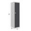 Casiers à cubes 15 po Stokes - casier 7035P - porte RAL 7012P-266063103