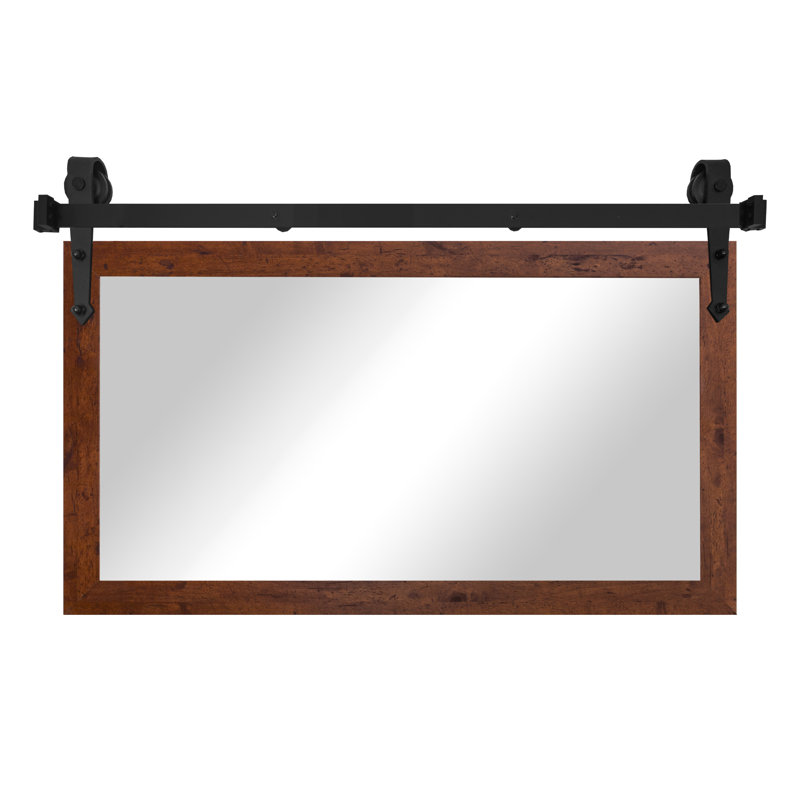 Miroir Conner Rea, Brun foncé, 33 po x 64 po