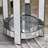 Mirror Round Table With Crystal Inlay