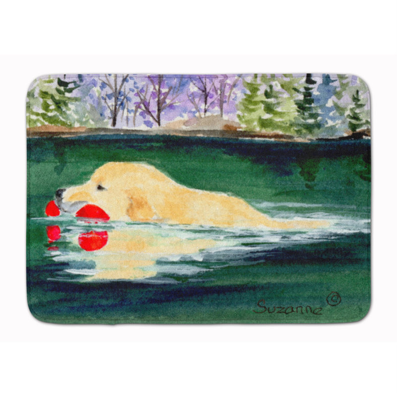 Tapis pour salle de bain à mousse mémoire retriever