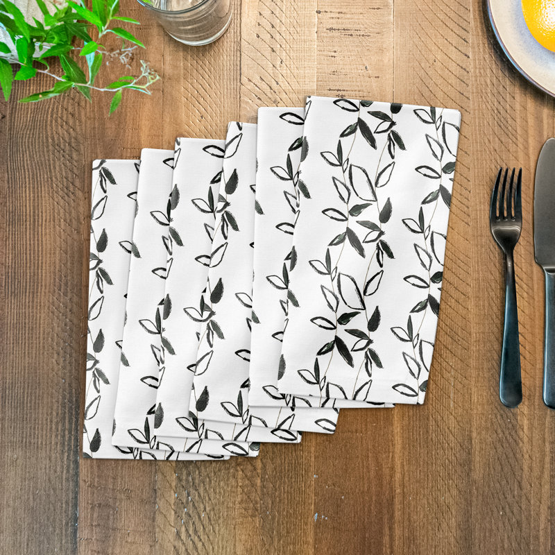 Serviette de table en coton 10 po