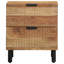40cm W Metal Bedside Table
