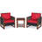 Oxford Outdoor 3 Pieces Acacia Wood Patio Furniture Set with Coffee Table-2111230171