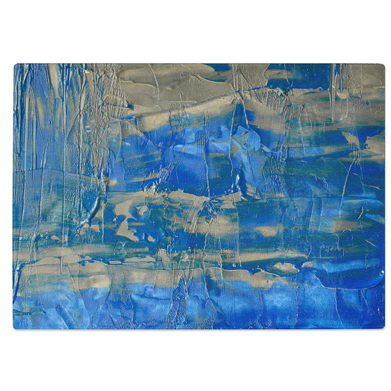 Tempered Glass Art Painting Vol.260 Chopping Board, 39 cm W x 28.5 cm L