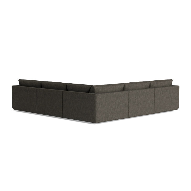 Eva Modular Sectional, Performance Weave - Onyx