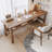 Brown Rectangular Solid Wood desk-108954331