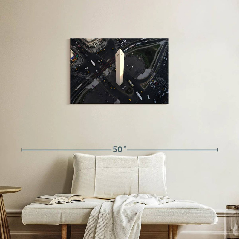 Buenos Aires Obelisk, 20" H x 30" W