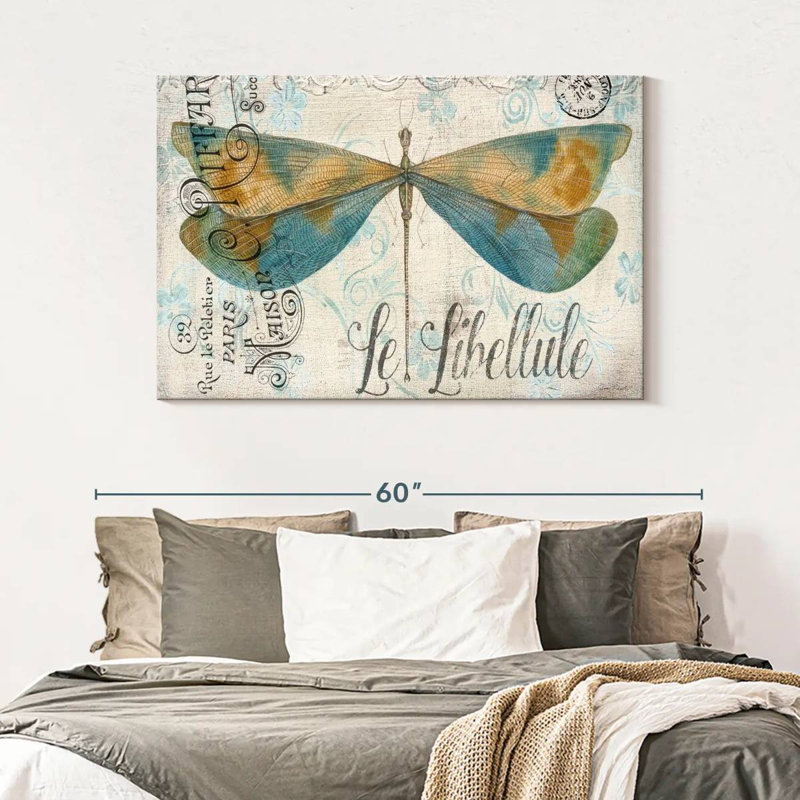 Brampt Lovely Dragonfly, 32" H x 48" W