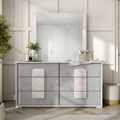Ensemble commode et miroir 2 pièces Akuna