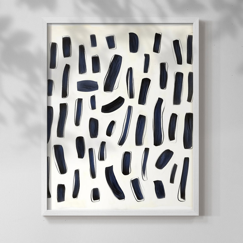 Série ABSTRACT DLxxvi - reproduction encadrée de qualité supérieure - prête à être accrochée - aucun clou requis