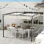 3m x 3m Metal Pergola-1649076243