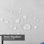 Rideau de douche imperméable avec 12 crochets Wavebrush-1363396527
